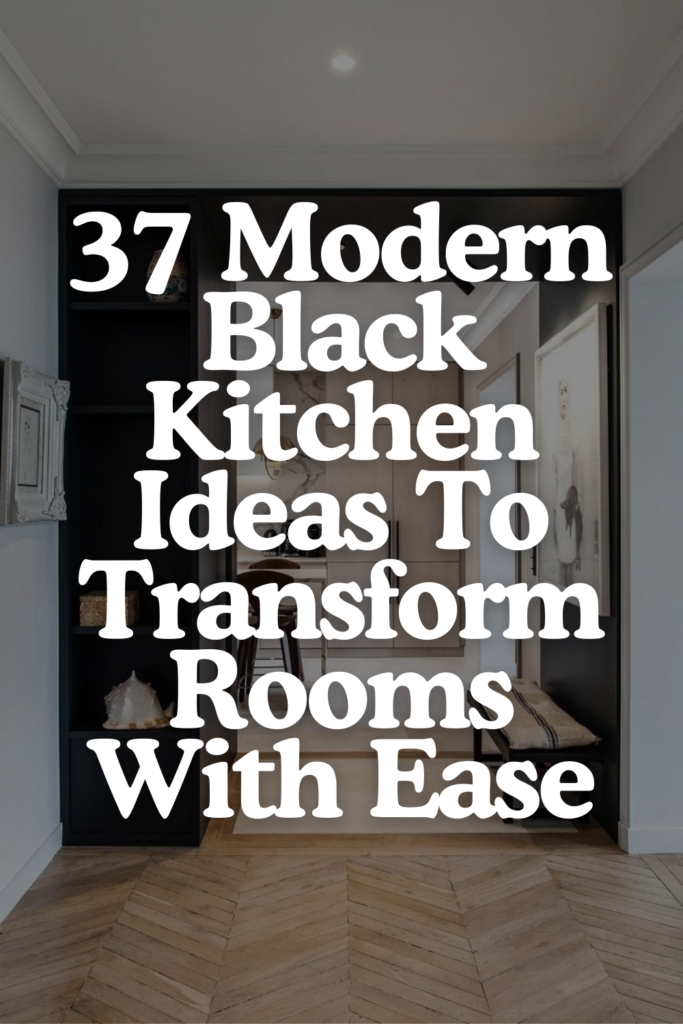 37 Black Kitchen Ideas That Demand Attention
