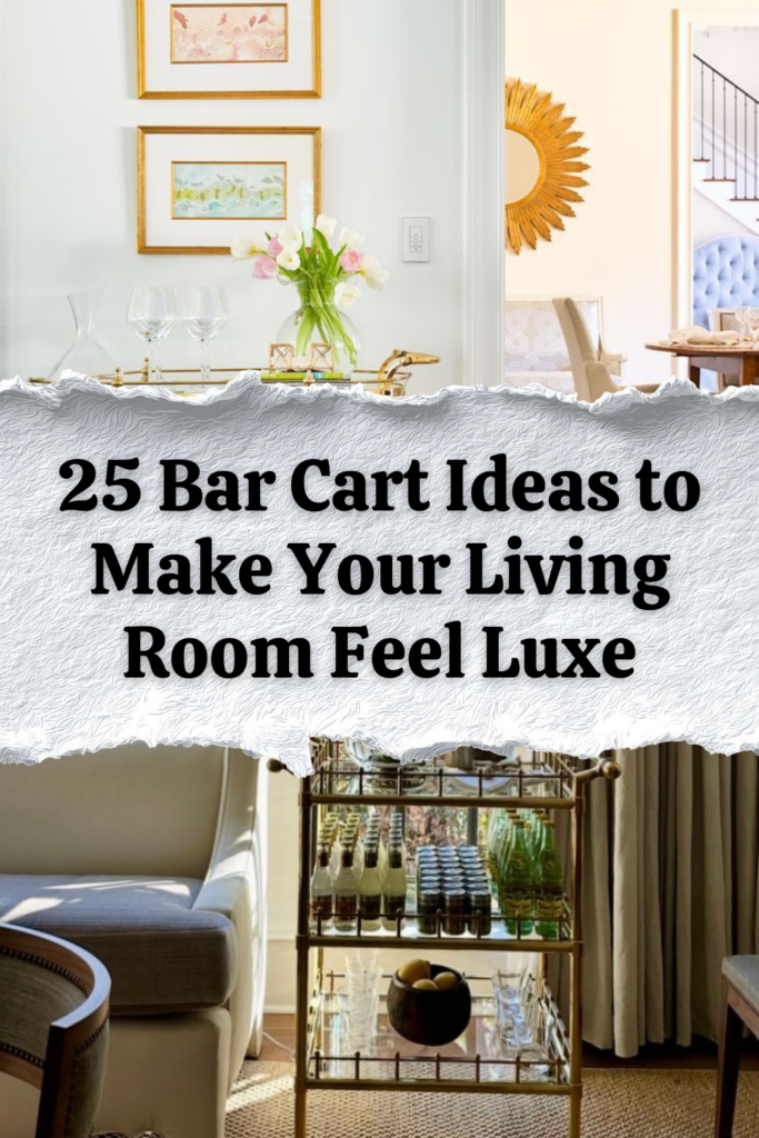 25 Bar Cart Styling Secrets for an Expensive Home Feel
