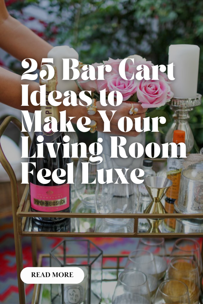 25 Bar Cart Styling Secrets for an Expensive Home Feel