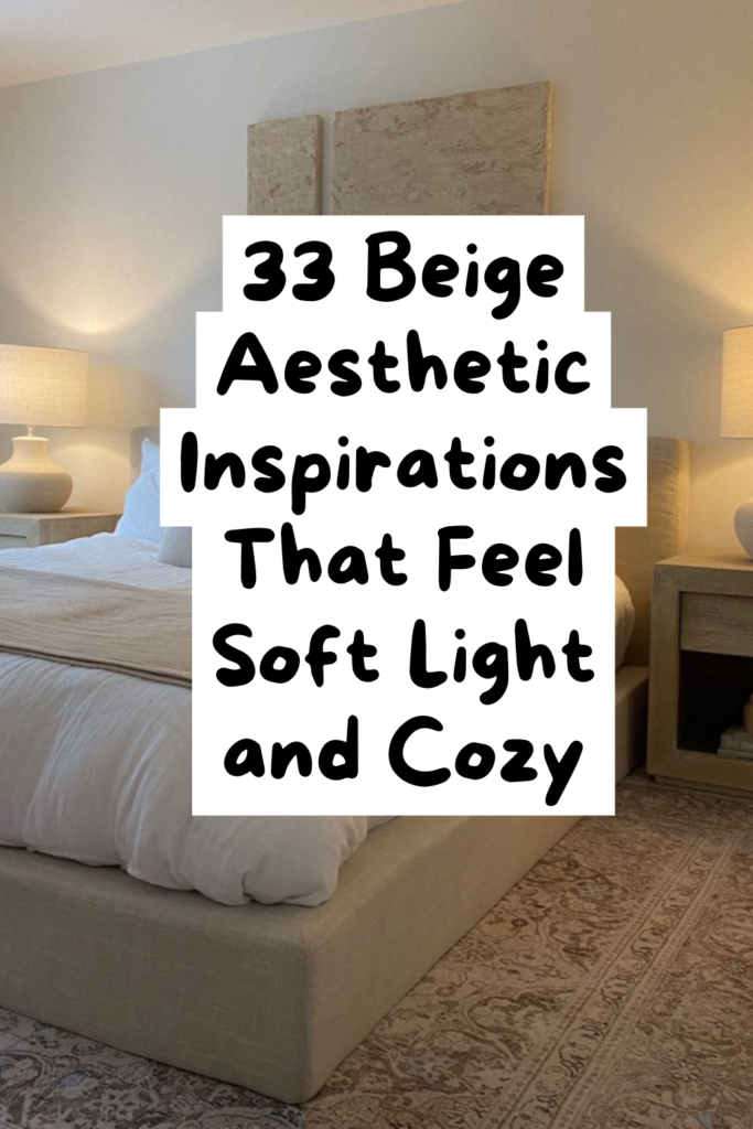 The Art of Soft: 33 Beige Ideas for Peaceful Rooms