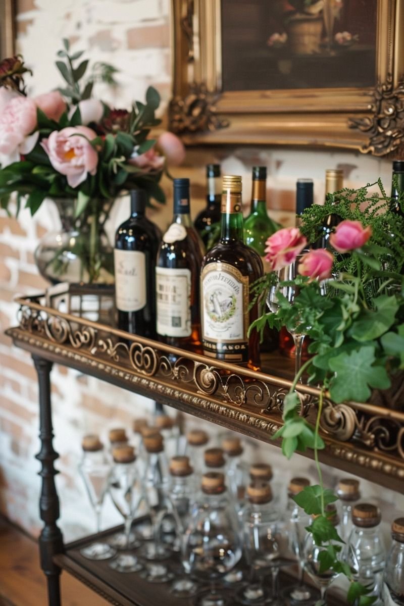 25 Bar Cart Styling Secrets for an Expensive Home Feel